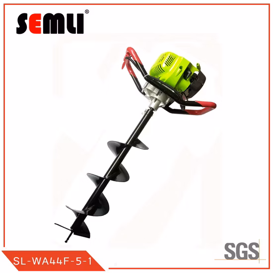 Tree Planting Machine Two Stroke High Power Planting Digging Hole Piling Machine 49cc Petrol Earth Auger