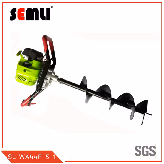 Tree Planting Machine Two Stroke High Power Planting Digging Hole Piling Machine 49cc Petrol Earth Auger