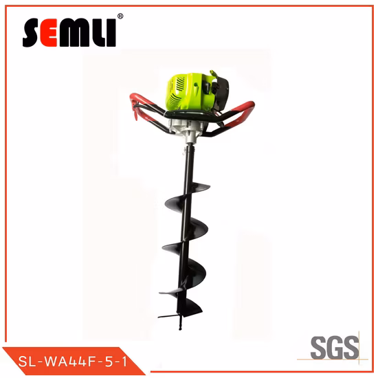 Tree Planting Machine Two Stroke High Power Planting Digging Hole Piling Machine 49cc Petrol Earth Auger
