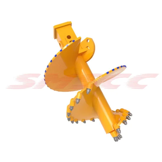 Conical Auger 600mm Rotary Drilling Auger with Bullet Teeth for Piling Construction 
