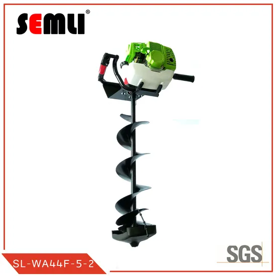 Tree Planting Machine Two Stroke High Power Planting Digging Hole Piling Machine 52cc Petrol Earth Auger 