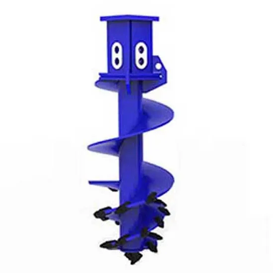 High Quality Earth Drill Auger with Rock Drilling Bits Construction Machinery Parts Bored Piling Tools Wearable Rock Auger 