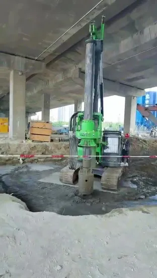 Well Rotary Piling Rig Kr125es Depth 20 Optional Construction Tools Engine Power 
