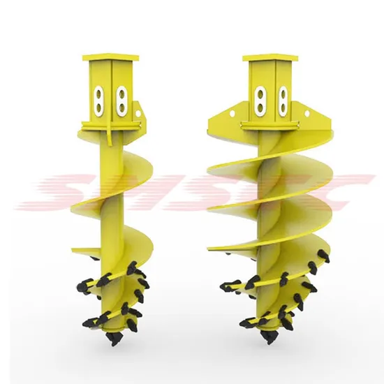 Piling Foundation Construction Rotary Drilling Rig Accessory Drilling Tools Auger with Rock Teeth 600mm Diameter 