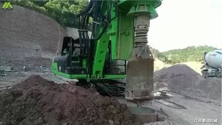 CE Certificated Piling Equipment Soil Auger Drill Transport Height 3360mm Pricing Proposal Single Cylinder Pile Breaker 