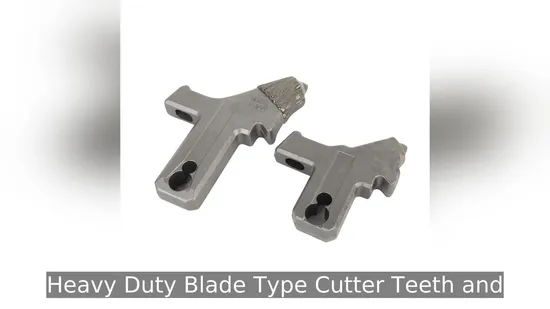 Customized Heavy Industry Mining Machinery Accessories Cutting Teeth Casting Coal Cutter Parts 