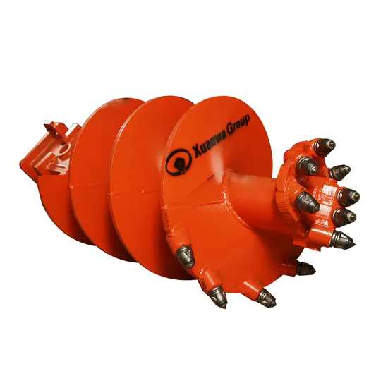 Efficient Rock Drilling Augers for Piling and Foundation Tool Systems 